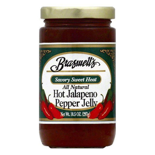 Braswells Hot Jalapeno Pepper Jelly, 10.5 OZ (Pack of 6)