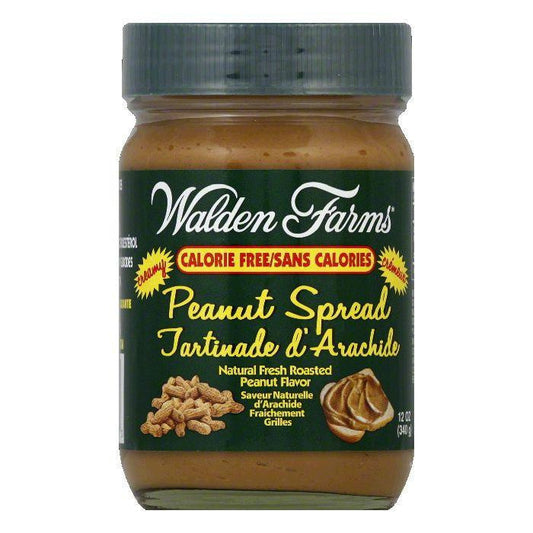 Walden Farms Creamy Peanut Spread, 12 OZ (Pack of 6)