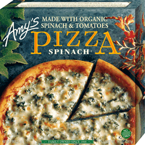 Amys Spinach Pizza , 14 Oz (Pack of 8)
