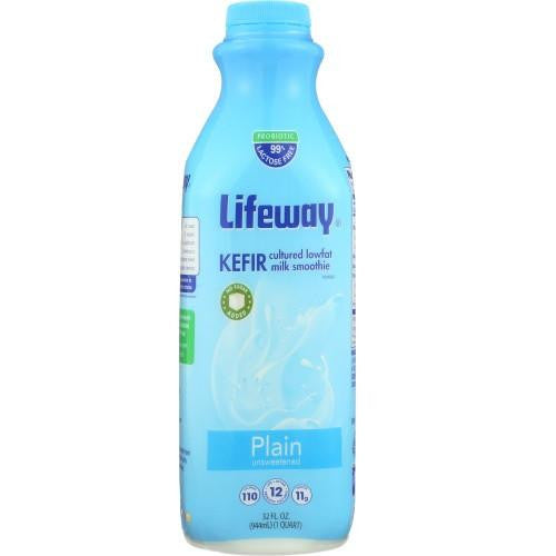 Lifeway Low Fat Plain, 32 Oz (Pack of 6)