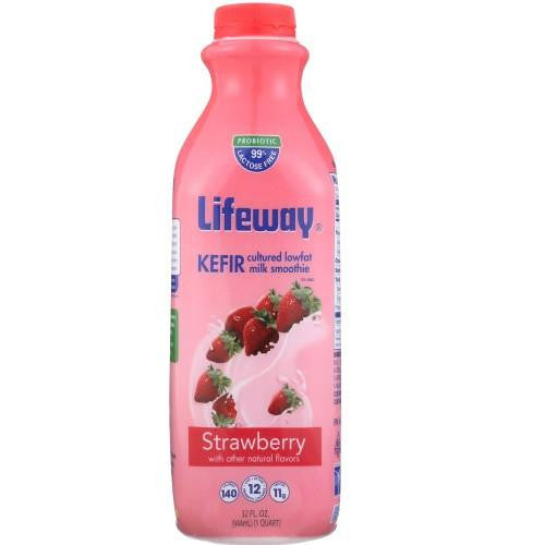 Lifeway Low Fat Strawberry, 32 Oz (Pack of 6)