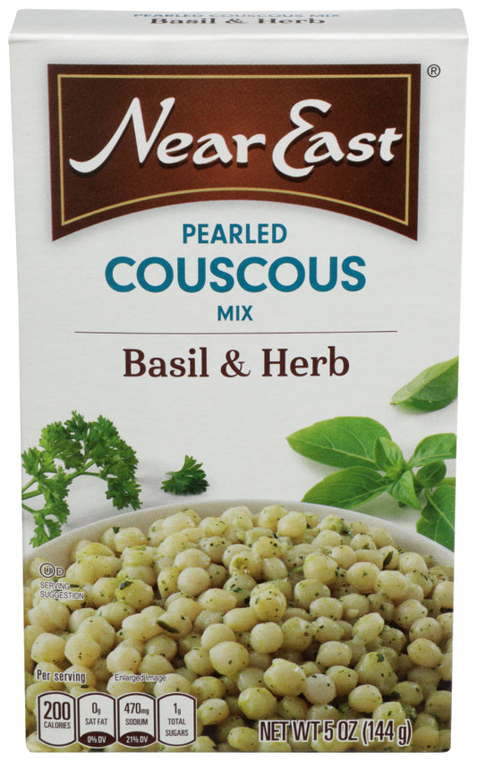 Near East Basil & Herb Pearled Couscous 5.00 Oz (Pack of 12)