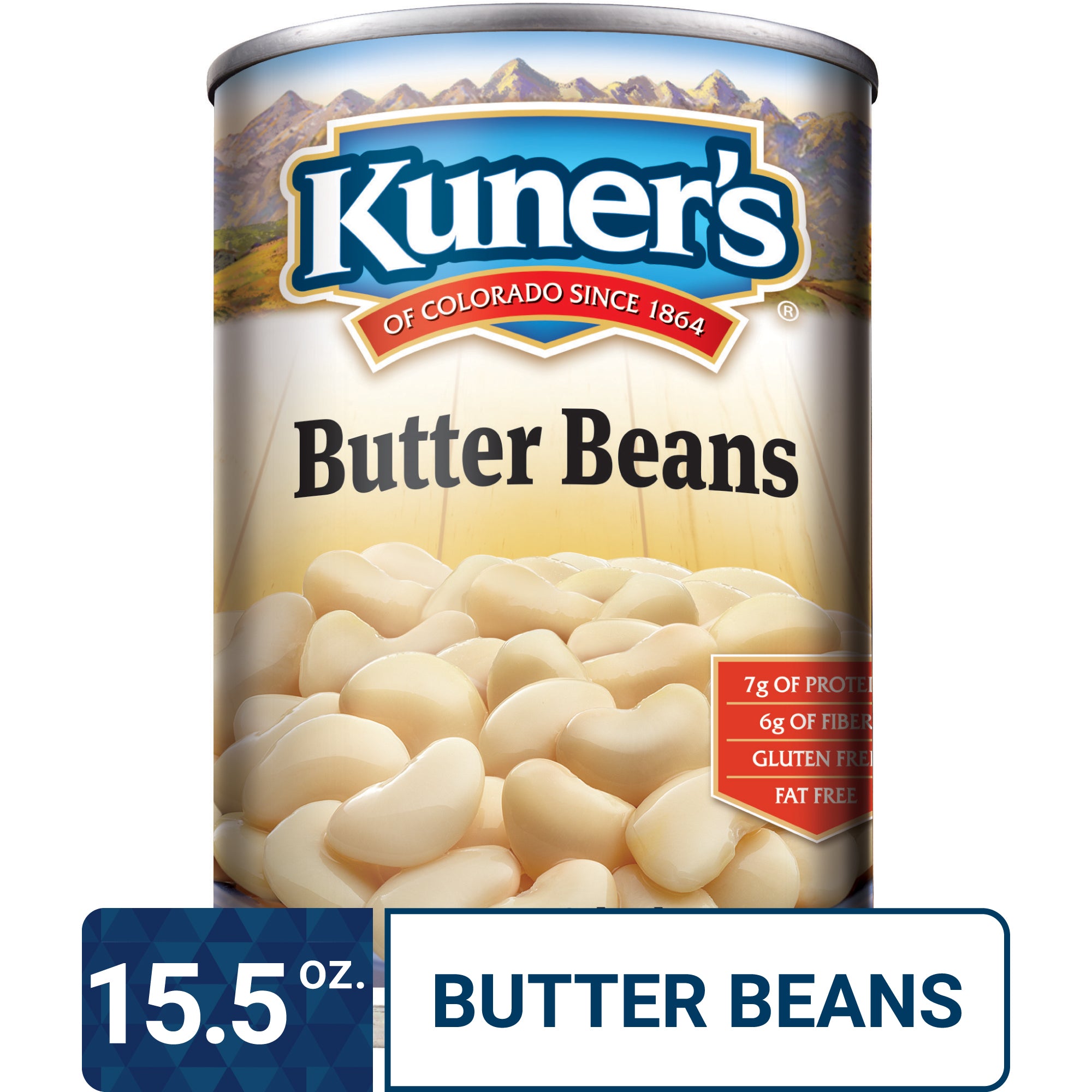 Kuner's Butter Beans, 15.5oz (Pack of 12)