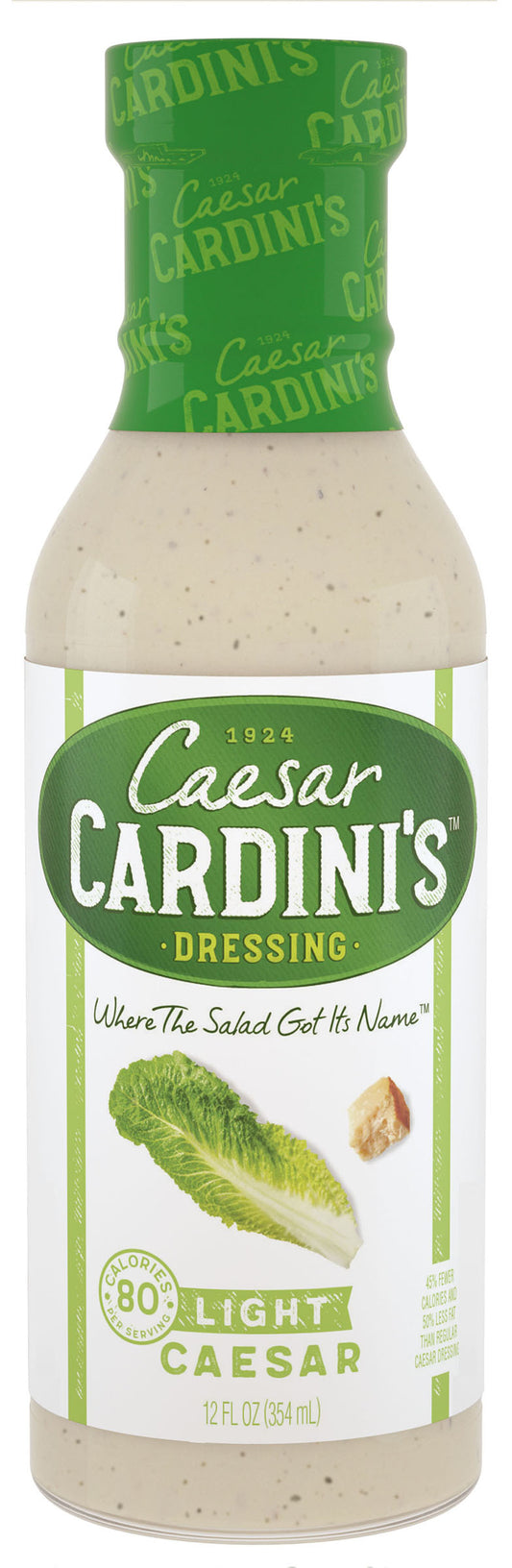 Cardini's Light Caesar Dressing 12 fl. Oz  (Pack of 6)