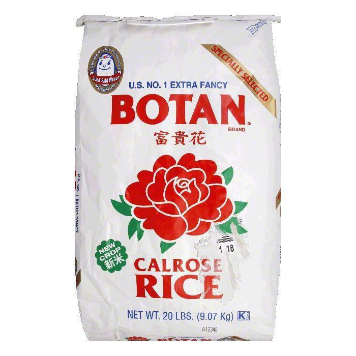Botan Rice Extra Fancy Calrose Medium Grain Rice, 20 LB
