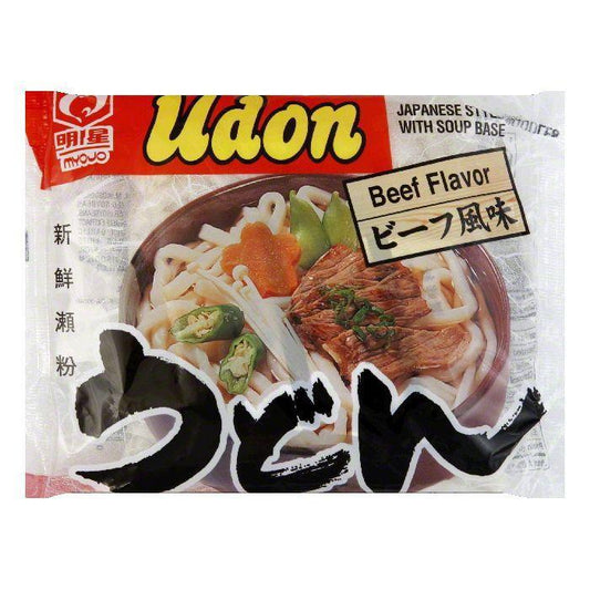 Myojo Udon Noodle Soup Mix Beef, 7.25 OZ (Pack of 30)