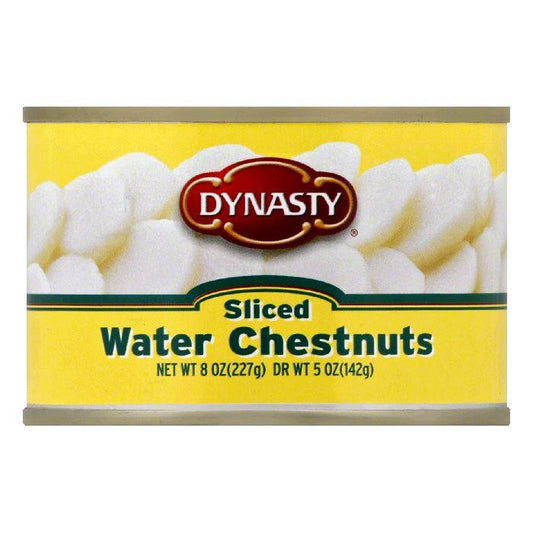 Dynasty Sliced Water Chestnuts, 8 OZ (Pack of 12)