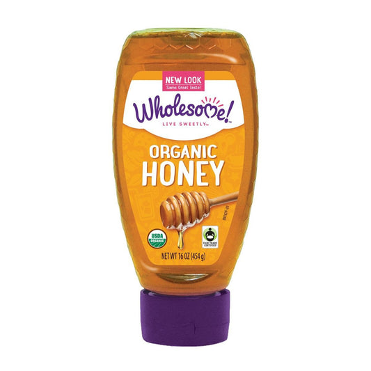 Wholesome Sweeteners Organic Honey, 16 Oz (Pack of 6)
