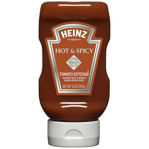 Heinz Hot & Spicy Tomato Ketchup 14 Oz (Pack of 6)