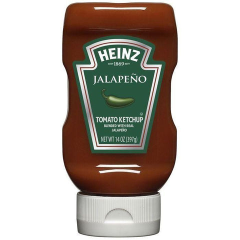 Heinz Jalapeno Tomato Ketchup 14 Oz (Pack of 6)