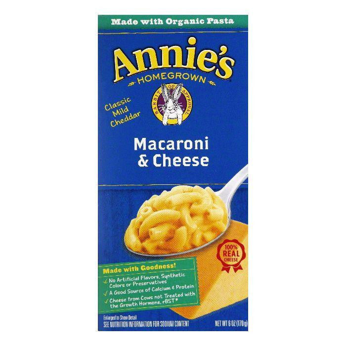 Annies Homegrown Mac & cheese Classic, 6 OZ (Pack of 12)