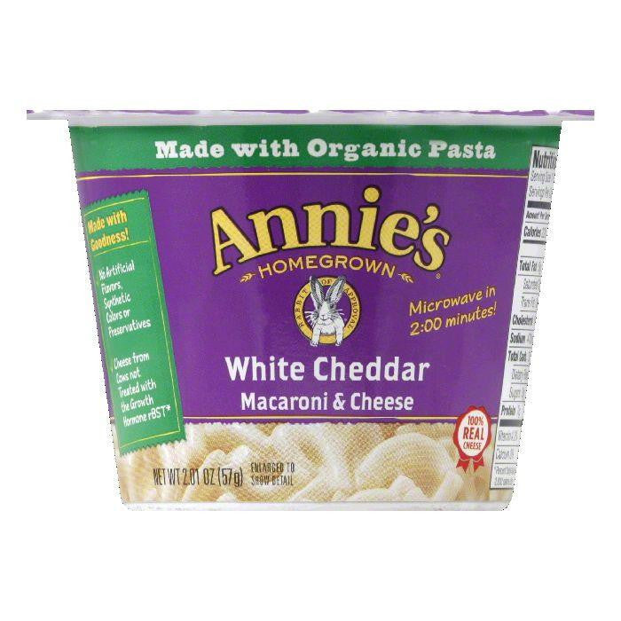 Annies White Cheddar Macaroni & Cheese, 2.01 Oz (Pack of 12)