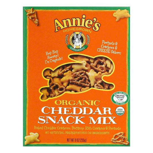 Annies Homegrown Organic Cheddar Snack, 9 OZ (Pack of 12)