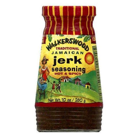 Walkerswood Hot & Spicy Traditional Jerk Seasoning, 10 OZ (Pack of 12)