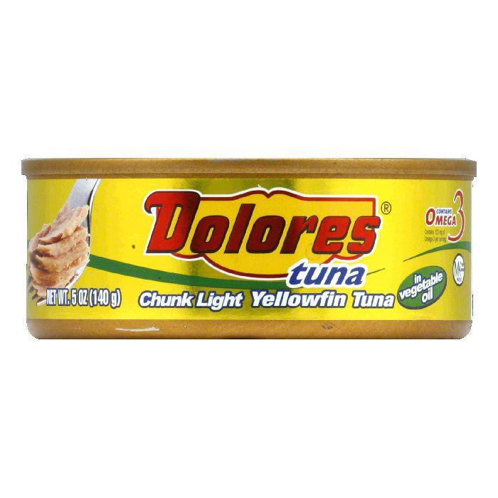 Dolores Yellowfin Tuna In Oil, 5 OZ (Pack of 12)