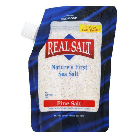 Redmond Fine Nature's First Sea Salt, 26 OZ (Pack of 6)