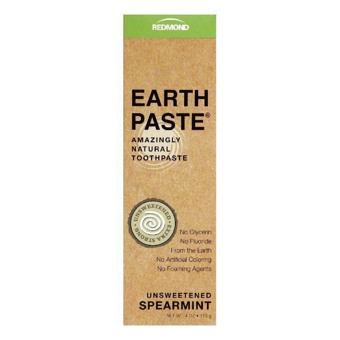 Earthpaste Unsweetened Spearmint Extra Strong Toothpaste, 4 Oz (Pack of 1)