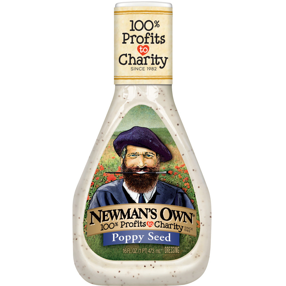 Newman's Own Poppy Seed Dressing, 16 OZ (Pack of 6)
