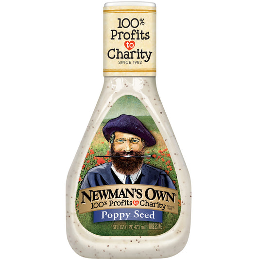 Newman's Own Poppy Seed Dressing, 16 OZ (Pack of 6)