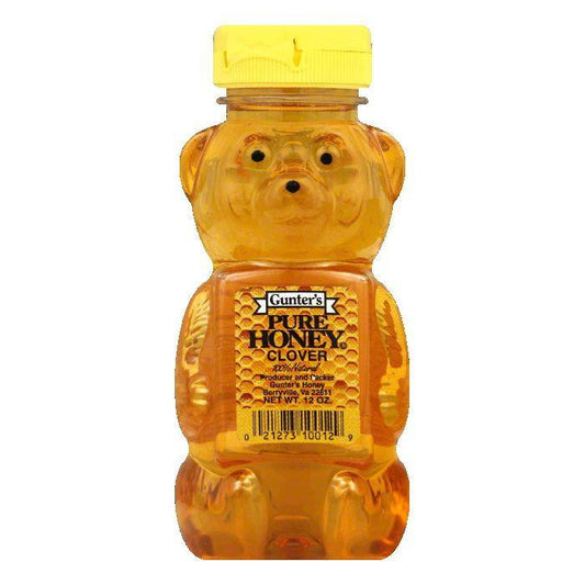 Gunters Clover Pure Honey, 12 Oz (Pack of 12)