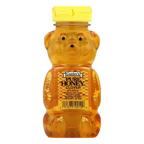 Gunters Clover Pure Honey, 12 Oz (Pack of 12)