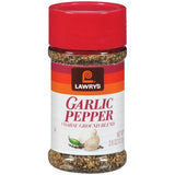 Spice & Seasoning Garlic Pepper Coarse Ground Blend Lawry's Seasoning 2.6 Oz Shaker (Pack of 12)