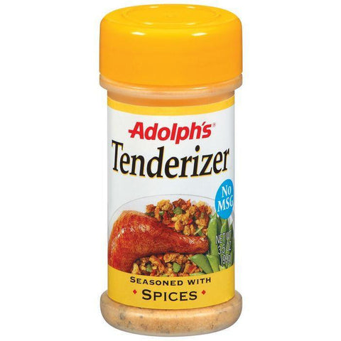 Dry Seasoning Seasoned With Spices Adolph's Tenderizer 3.5 Oz Shaker (Pack of 12)