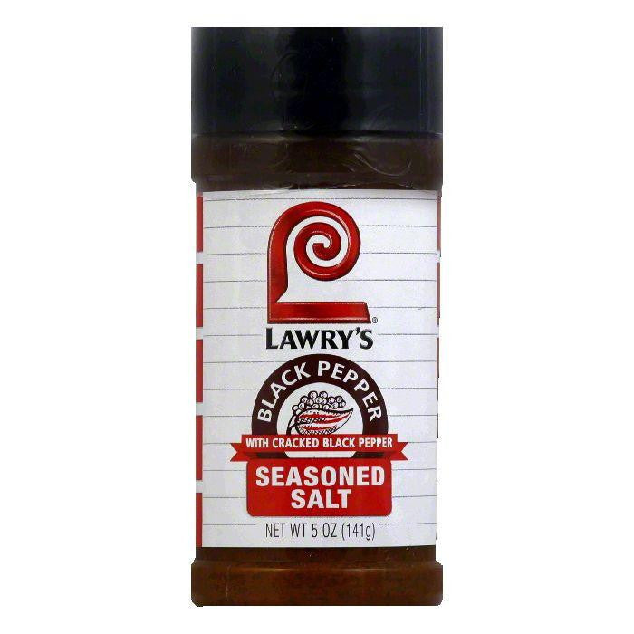 Lawry's Spice Blends Black Pepper Seasoned Salt, 5 OZ (Pack of 12)