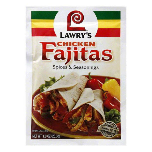 Lawry's Spices & Seasonings Chicken Fajitas, 1 OZ (Pack of 12)