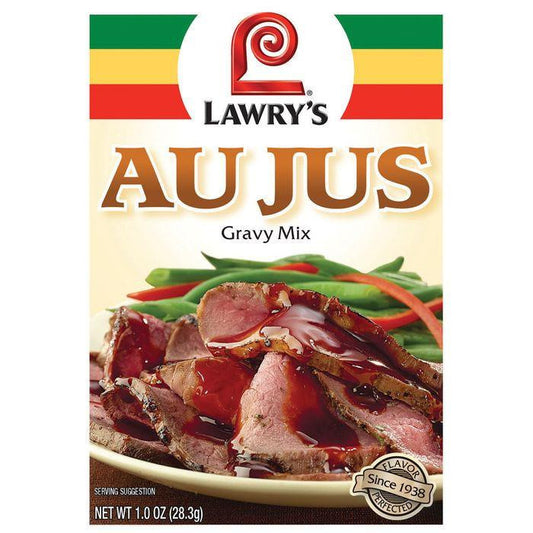 Dry Seasoning Au Jus Lawry's Gravy Mix 1 Oz Packet (Pack of 12)