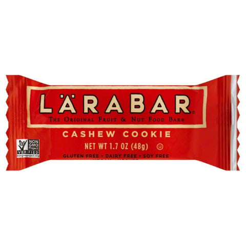 Larabar Cashew Cookie Fruit & Nut Food Bar, 1.7 Oz (Pack of 16)