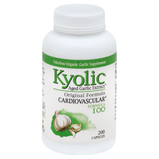 Kyolic Formula 100 Aged Garlic Extract Capsules, 200 Cp