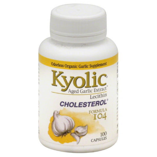 Kyolic Lecithin Cholesterol Formula 104 Capsules, 100 Cp