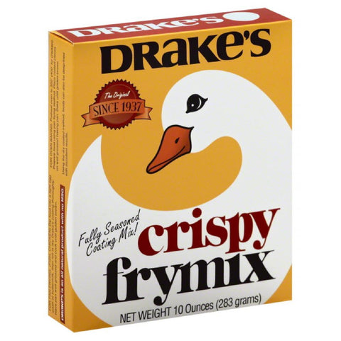 Drakes Crispy Fry Mix, 10 Oz (Pack of 6)