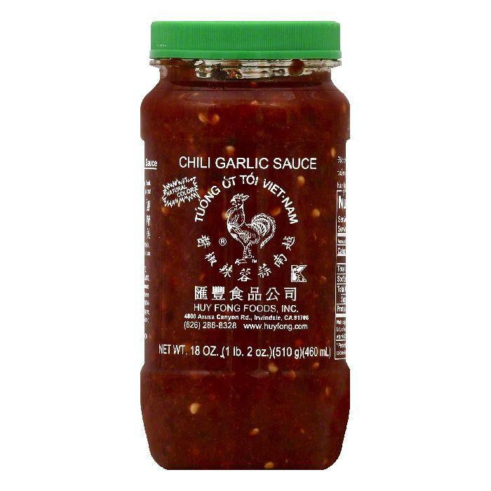 Huy Fong Chili Garlic Sauce, 18 OZ (Pack of 12)