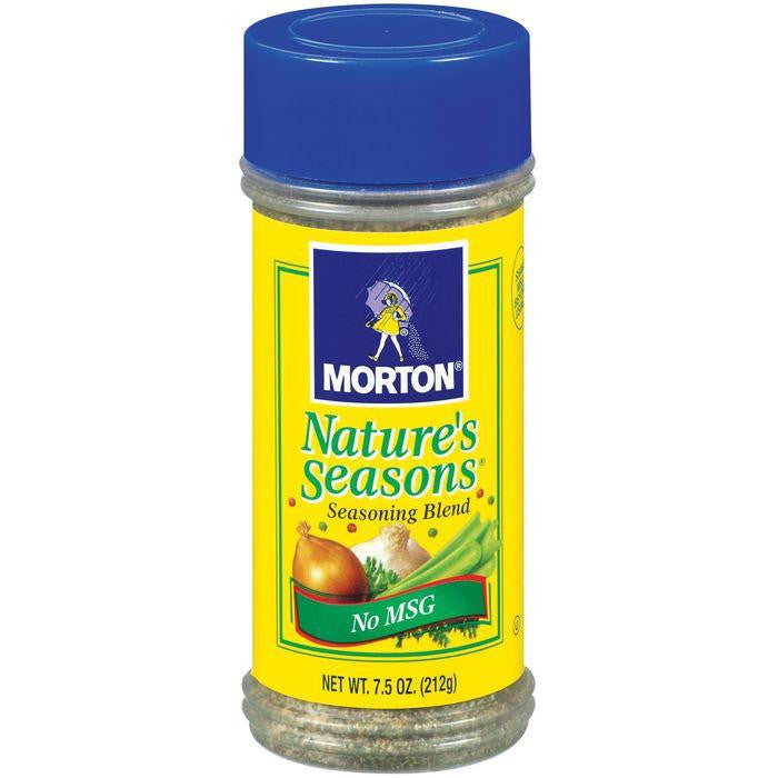  Morton 25% Less Sodium Nature's Seasons Seasoning Blend, 7.5  Ounce (Pack of 6) : Flavored Salt : Everything Else