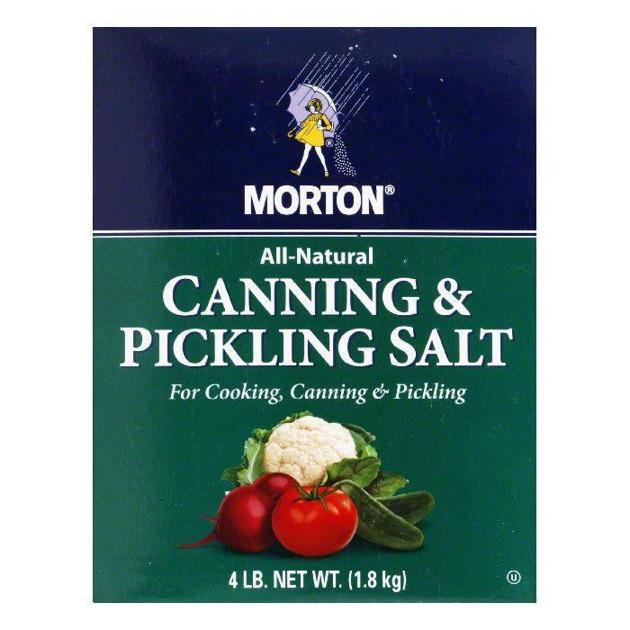 Morton Canning & Pickling Salt, 4 LB (Pack of 9)