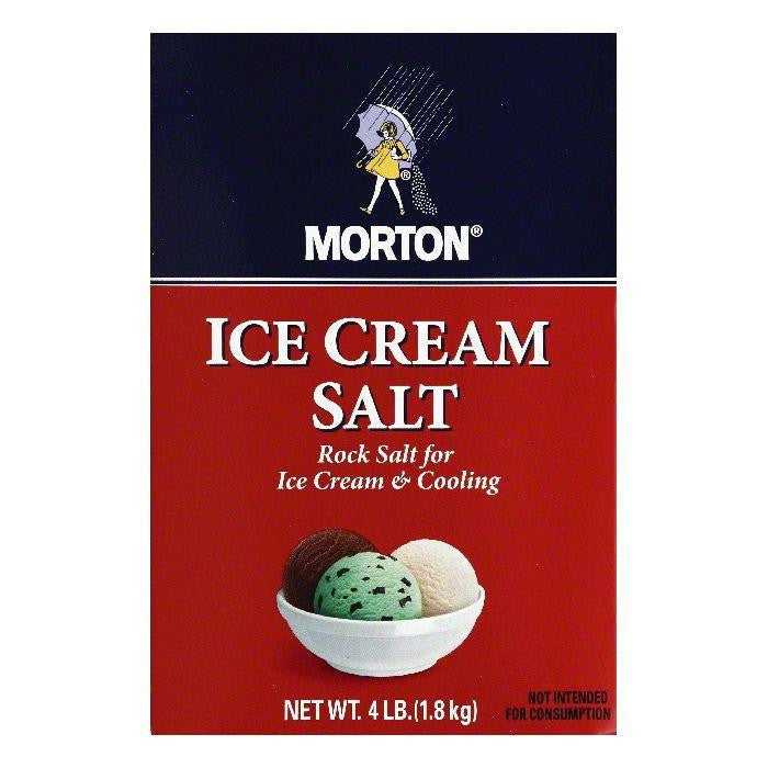 Morton Rock Salt / Ice Cream Salt, 4 LB (Pack of 8)