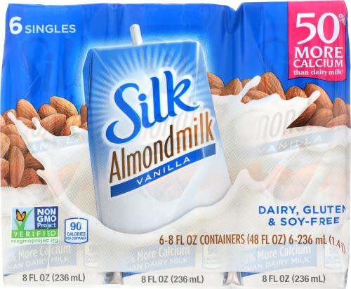 Silk Almondmilk Vanilla, 48 fl oz (Pack of 3)