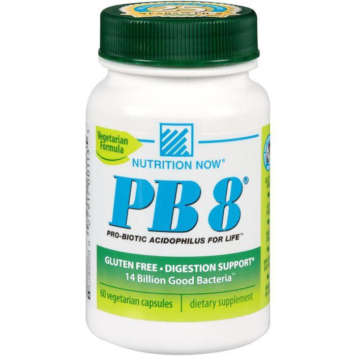 Nutrition Now PB 8 Vegetarian Formula Pro-Biotic Capsules 60 ct. Plastic