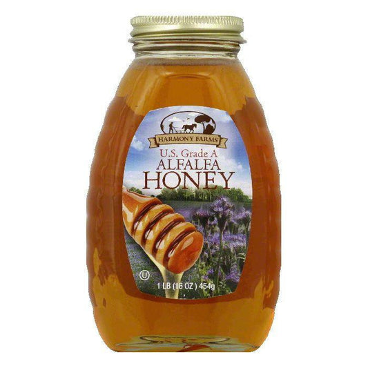 Harmony Farms Alfalfa Honey, 16 OZ (Pack of 6)