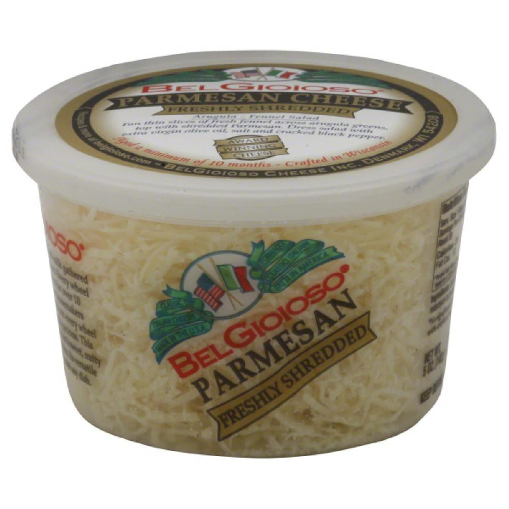 BelGioioso Freshly Shredded Parmesan, 5 Oz (Pack of 12)