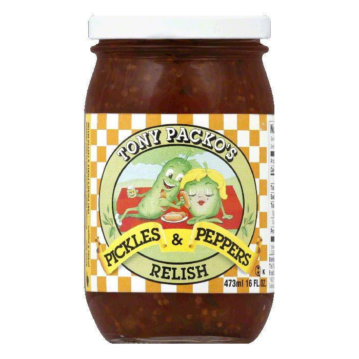 Tony Packo Pickle & Pepper Relish, 16 OZ (Pack of 12)