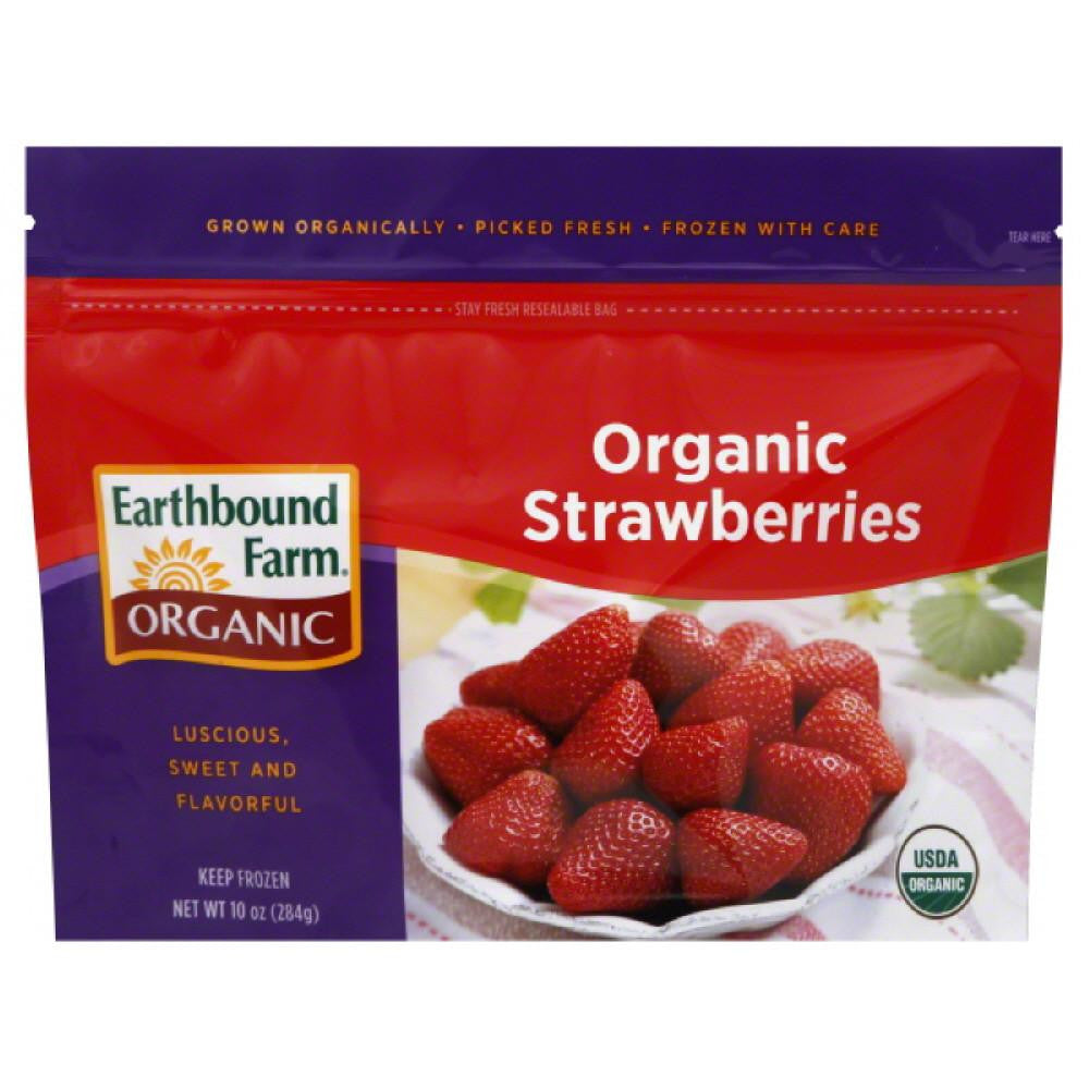 Earthbound Farm Organic Strawberries, 10 Oz (Pack of 12)