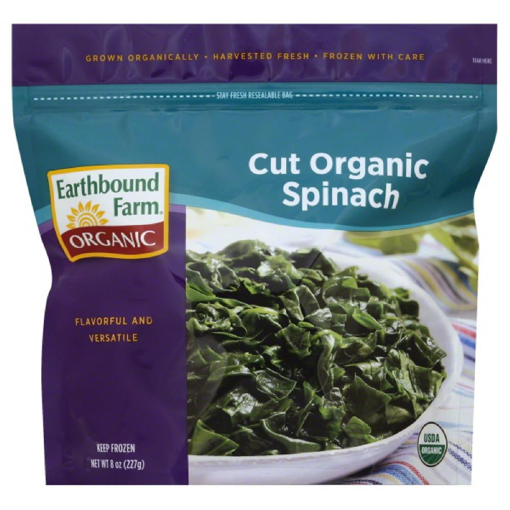 Earthbound Farm Cut Spinach, 8 Oz (Pack of 12)