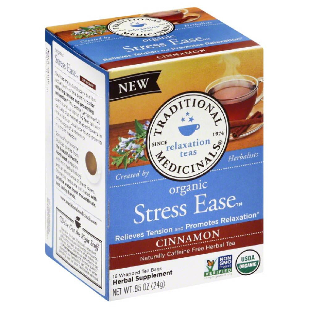 Traditional Medicinals Cinnamon Naturally Caffeine Free Herbal Tea Tea Bags, 16 Bg (Pack of 6)