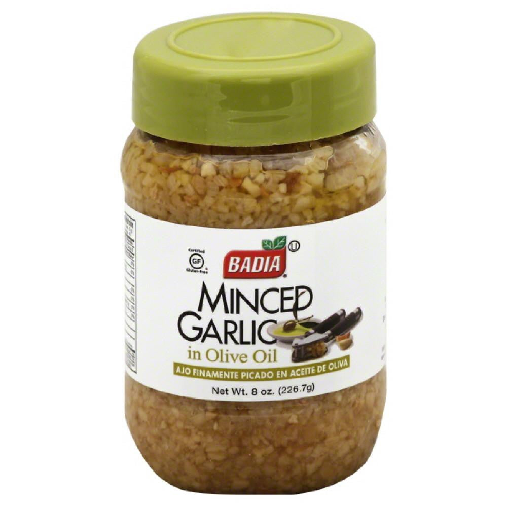 Badia Minced Garlic in Olive Oil, 8 Oz (Pack of 12)
