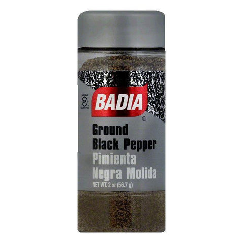 Badia Black Pepper Ground, 2 OZ (Pack of 8)