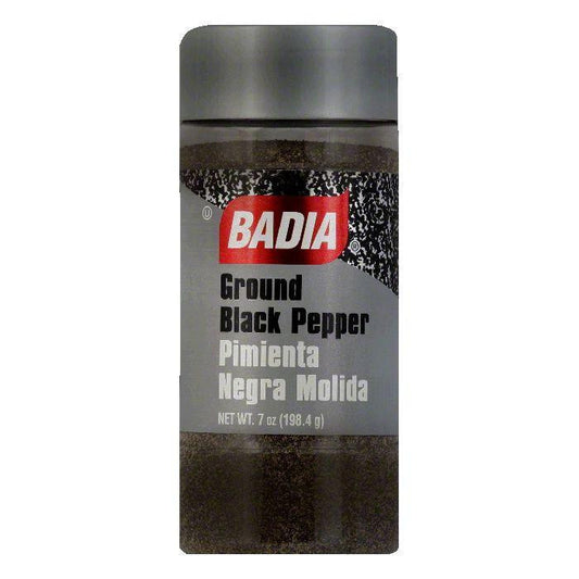 Badia Black Pepper Ground, 7 OZ (Pack of 12)