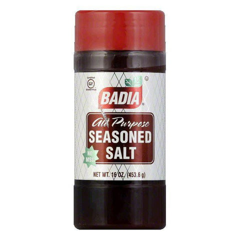 Badia Seasoned Salt, 16 OZ (Pack of 12)